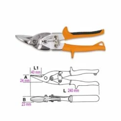 BETA Cisaille Chantourneuse Coupe à Gauche 1124 - 011240020