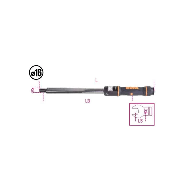 BETA Clé Dynanométrique 668N/5 à Attachement 10-50Nm - 006680005 2 BETA Clé Dynanométrique 668N/5 à Attachement 10-50Nm - 006680005 – Image 2