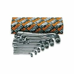 BETA Jeu 7 Clés à Pipe Débouché Chromé Poli - 933/S7 - 009330077