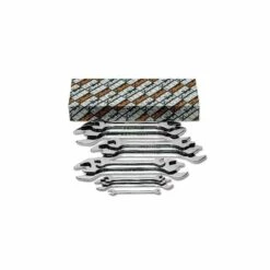 BETA Jeu 8 Clés à Fourche Polies Chromées 55MP/S8 - 000550650