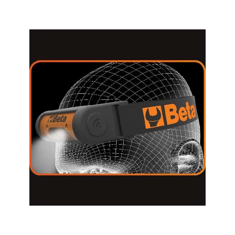 BETA Lampe Frontale Rechargeable à LED 1836B - 018360200 2 BETA Lampe Frontale Rechargeable à LED 1836B - 018360200 – Image 2