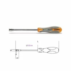 BETA Tournevis à Douille 6 Pans 4 Mm Série Longue - 943BX