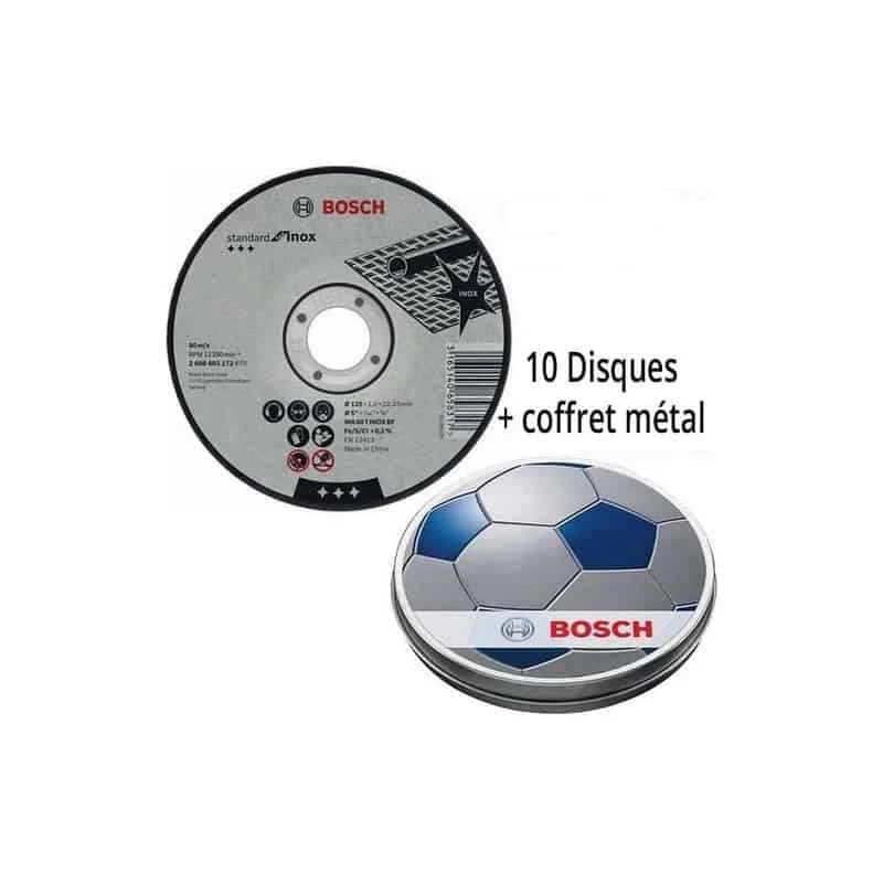 BOSCH 10 Disques A Tronconner Inox Ø125 Ep 1.6 - 2608619050 1 BOSCH 10 Disques A Tronconner Inox Ø125 Ep 1.6 - 2608619050