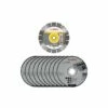 BOSCH 10 Disques Ø125 Metal/inox + 1 Disque Diamant Univ.