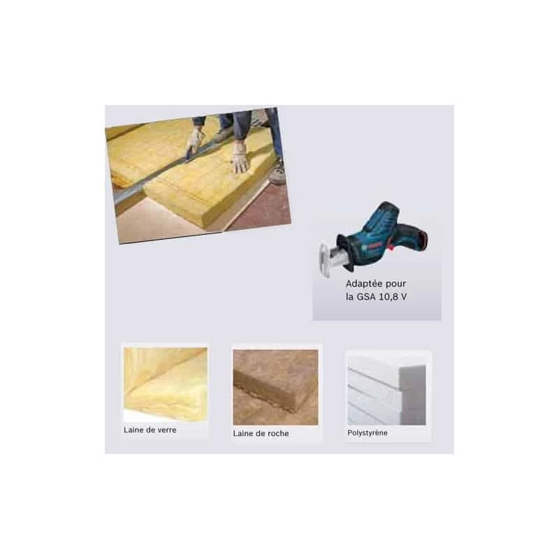 BOSCH 2 Lames De Scie Sabre FiberInsulation S 713 AW Réf. 2608635521 2 BOSCH 2 Lames De Scie Sabre FiberInsulation S 713 AW Réf. 2608635521 – Image 2