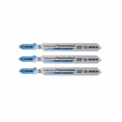 BOSCH 3 Lames De Scie Sauteuse Pour Inox T118AHM - 2608630663