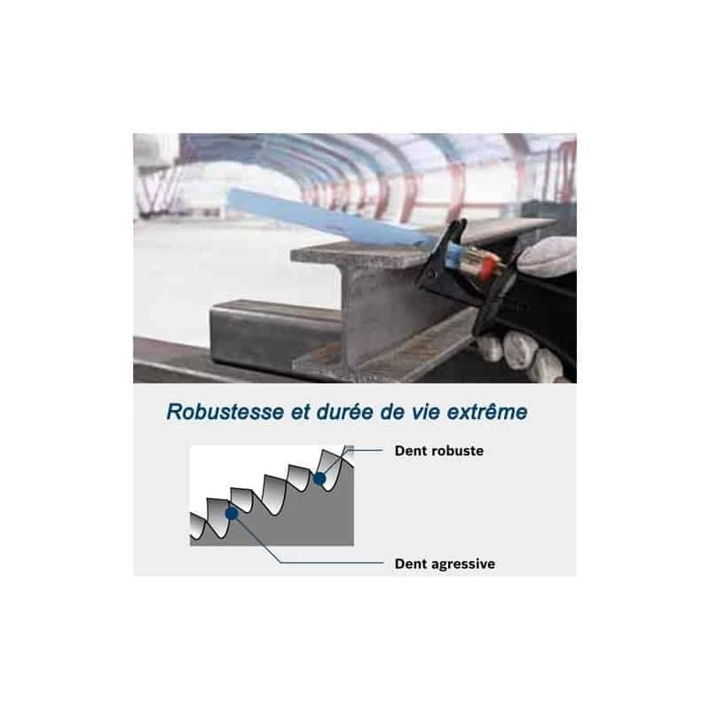 BOSCH 5 Lames De Scie Sabre Heavy Pour Métal - S 1126 BEF - Réf. 2608657395 2 BOSCH 5 Lames De Scie Sabre Heavy Pour Métal - S 1126 BEF - Réf. 2608657395 – Image 2