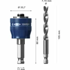 BOSCH Adaptateur Expert PowerChange+ Hex + Foret -Bosch Soldes Magasin bosch adaptateur expert powerchange hex foret 2