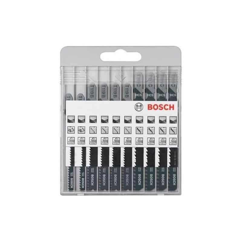 BOSCH Coffret De 10 Lames Pour Scie Sauteuse Xpro Wood - 2607010629 1 BOSCH Coffret De 10 Lames Pour Scie Sauteuse Xpro Wood - 2607010629