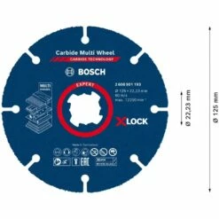 BOSCH Disque X-Lock Carbure Expert Multimatériaux 125 Mm - 2608901193 5 BOSCH Disque X-Lock Carbure Expert Multimatériaux 125 Mm - 2608901193 -Bosch Soldes Magasin bosch disque x lock carbure expert multimateriaux 125 mm 2608901193 2