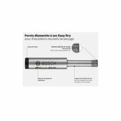 BOSCH Forets Diamantées à Sec Dry Speed Best For Ceramic -Bosch Soldes Magasin bosch forets diamantees a sec dry speed best for ceramic 2