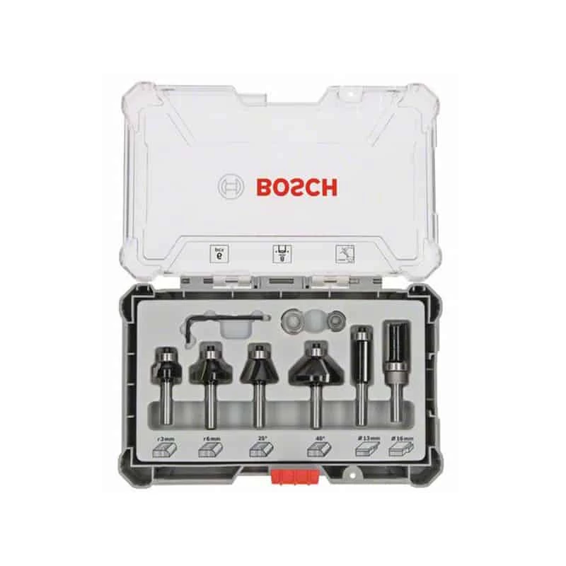 BOSCH Kit De 6 Fraises à Affleurer à Queue De 6mm - 2607017468 2 BOSCH Kit De 6 Fraises à Affleurer à Queue De 6mm - 2607017468 – Image 2