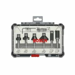 BOSCH Kit De 6 Fraises à Affleurer à Queue De 8mm - 2607017469