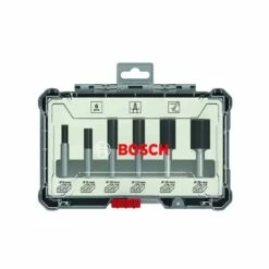 BOSCH Kit De 6 Fraises à Défoncer à Queue De 8mm - 2607017466