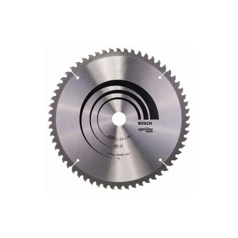 Bosch Lame Ø305mm Scies à Onglets Radiales Optiline Wood - 2608640441 1 Bosch Lame Ø305mm Scies à Onglets Radiales Optiline Wood - 2608640441