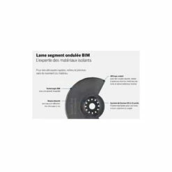 BOSCH Lame Segment Ondulée BIM Ø100mm - ACZ100SWB -Bosch Soldes Magasin bosch lame segment ondulee bim o100mm acz100swb 1