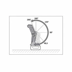 BOSCH Lampe LED 18V WorkLight - GLI18V-300 - 06014A1100 (solo) -Bosch Soldes Magasin bosch lampe led 18v worklight gli18v 300 06014a1100 solo 4