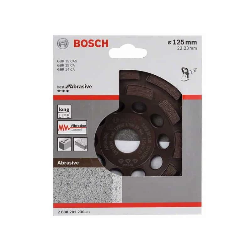 BOSCH Meule Assiette Diamantée Ø125mm Best For Abrasive - 2608201230 2 BOSCH Meule Assiette Diamantée Ø125mm Best For Abrasive - 2608201230 – Image 2