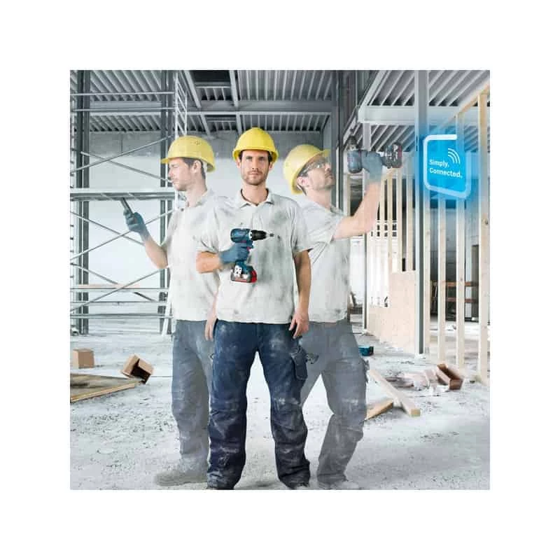 BOSCH Perceuse Viss 18V Connectée GSR18V-60C + CoMo - 06019G110C 2 BOSCH Perceuse Viss 18V Connectée GSR18V-60C + CoMo - 06019G110C – Image 2