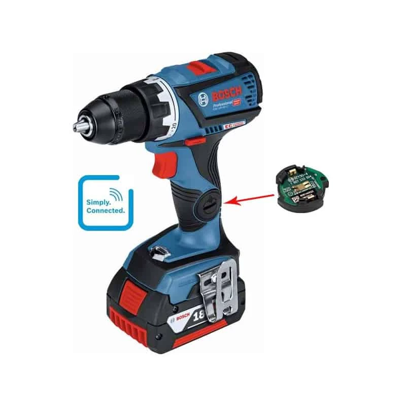 BOSCH Perceuse Viss 18V Connectée GSR18V-60C + CoMo - 06019G110C 3 BOSCH Perceuse Viss 18V Connectée GSR18V-60C + CoMo - 06019G110C – Image 3