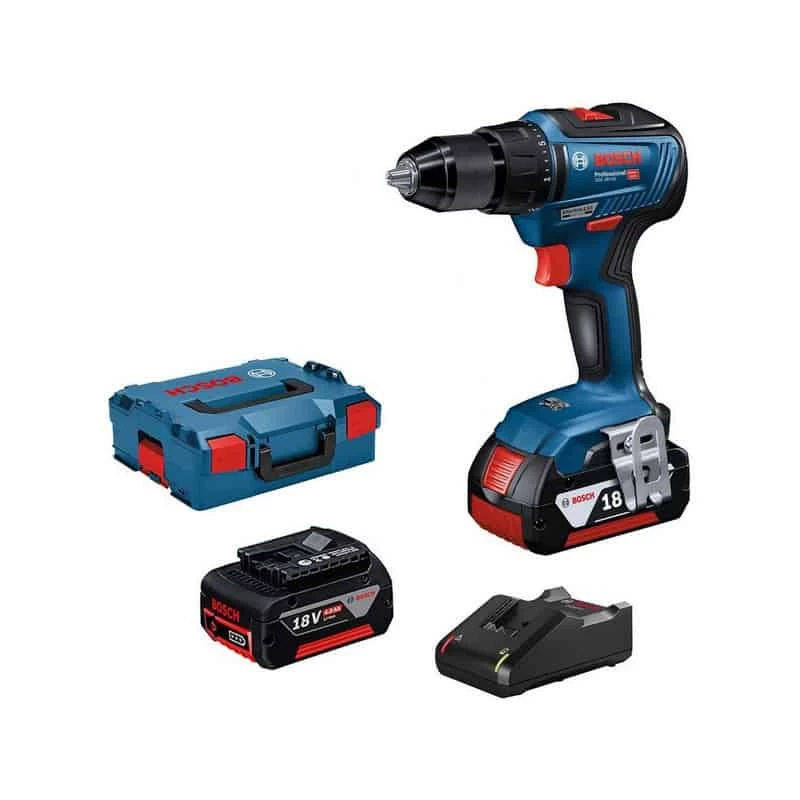 BOSCH Perceuse Visseuse Percu 18 V 4 Ah - GSB18V-55 - 06019H5300 2 BOSCH Perceuse Visseuse Percu 18 V 4 Ah - GSB18V-55 - 06019H5300 – Image 2