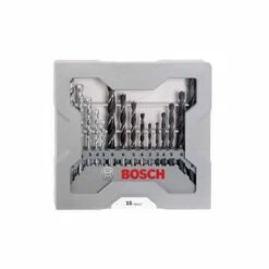 BOSCH Set 15 Pièces Forets Métaux, Matériaux Et Bois - Réf. 2607017038