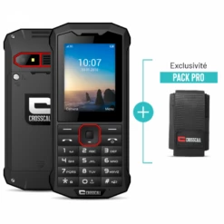 CROSSCALL Pack Mobile SPIDER-X4 + Housse De Transport - SPX4.PACK.BB.NN000