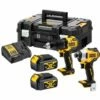 DEWALT Pack Perceuse Percu + Viss à Chocs 18V 4Ah TSTAK - DCK2062M2T-QW