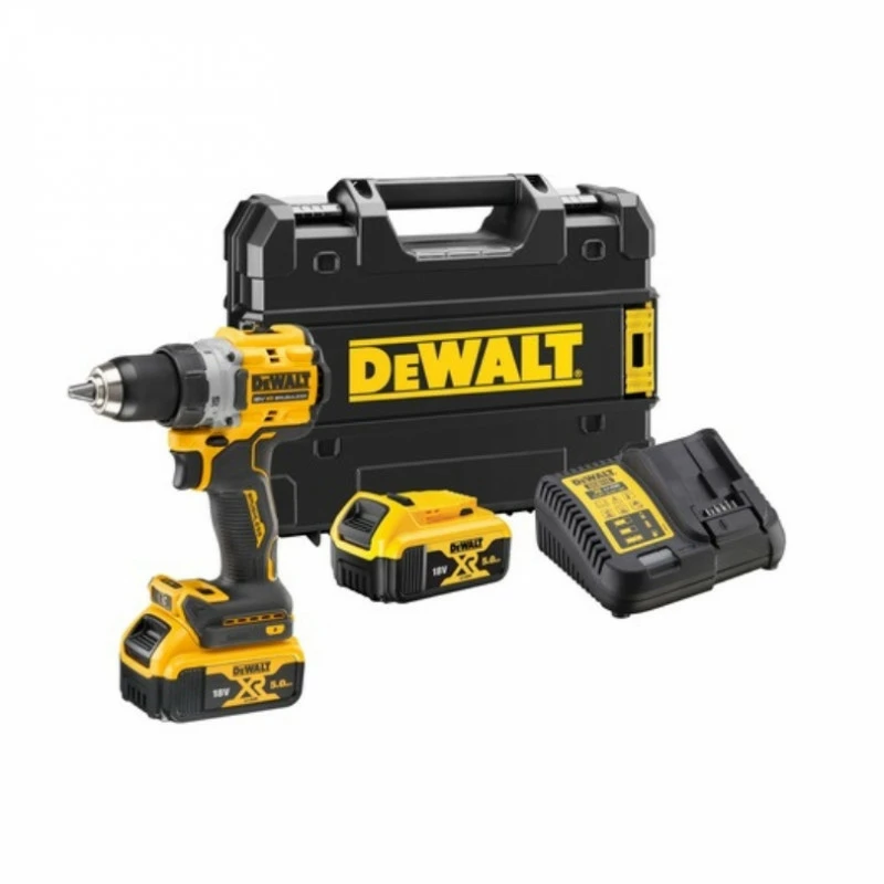 DEWALT Perceuse Visseuse 18V 5Ah Li-Ion Brushless -DCD800P2T-QW 1 DEWALT Perceuse Visseuse 18V 5Ah Li-Ion Brushless -DCD800P2T-QW