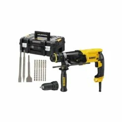DEWALT Perforateur Burineur SDS-Plus 900W + Accessoires - D25144KP