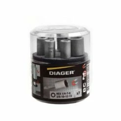 DIAGER Coffret 7 Douilles Magnétiques 1/4" - U602
