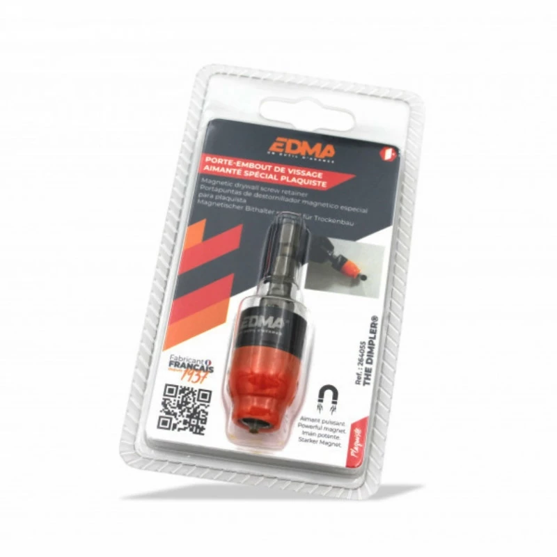 EDMA Porte-embout Aimanté Spécial Plaquiste THE DIMPLER - 264055 2 EDMA Porte-embout Aimanté Spécial Plaquiste THE DIMPLER - 264055 – Image 2