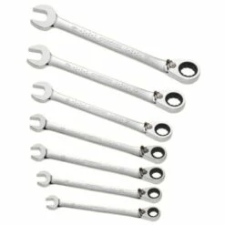 EXPERT Jeu De 7 Clés Mixtes à Cliquet Sur Rack - E111107