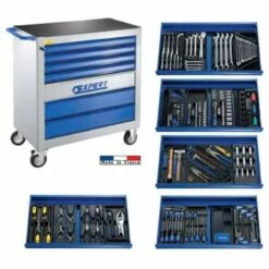 EXPERT Servante 7 Tiroirs - 250 Outils + Clé Dynamométrique - E697624