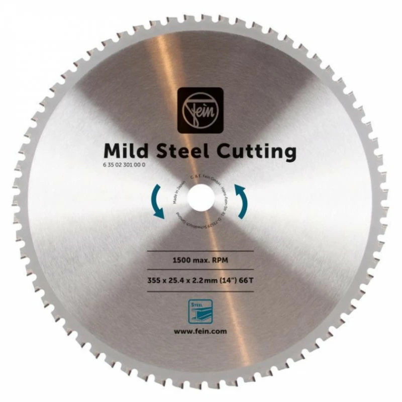 FEIN Lame De Scie Pour Acier Ø355 66D Ep2.2 - 63502301000 1 FEIN Lame De Scie Pour Acier Ø355 66D Ep2.2 - 63502301000
