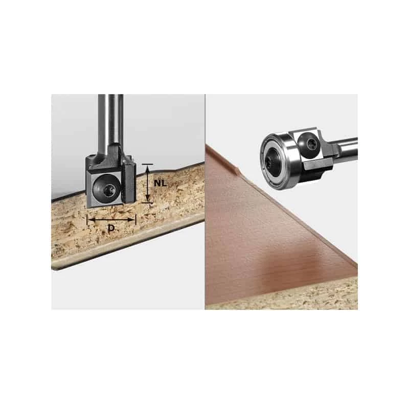 FESTOOL Fraise à Affleurer Plaquette S8 HW D19 12x12 KL OFK - 499806 1 FESTOOL Fraise à Affleurer Plaquette S8 HW D19 12x12 KL OFK - 499806