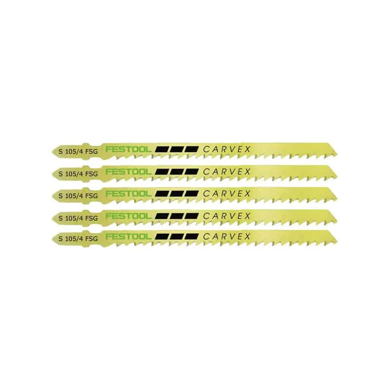 FESTOOL Lame De Scie Sauteuse Bois S 1054 FSG5 (x5) - 204327 1 FESTOOL Lame De Scie Sauteuse Bois S 1054 FSG5 (x5) - 204327