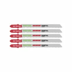 FESTOOL Lame De Scie Sauteuse Plastique HS 75/3 BI/5 (x5) - 204336