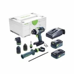 FESTOOL Perceuse Visseuse Perçu TPC 18V 5,2/4 Ah - Set/XL - 577248
