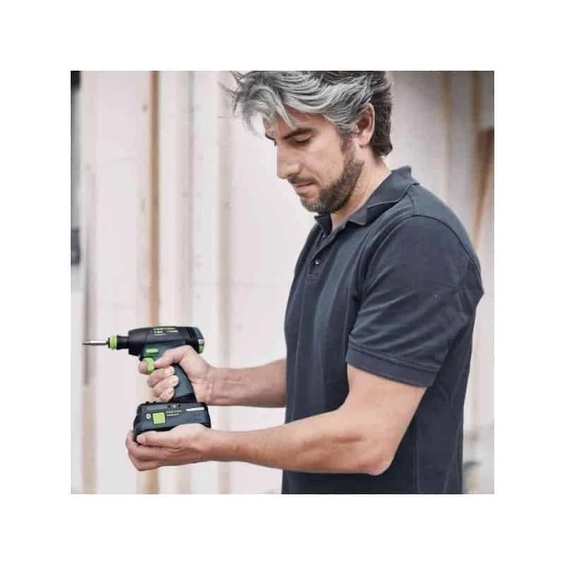 FESTOOL Perceuse Visseuse Sans Fil T18+3 HPC 4,0 I-Plus - 576446 4 FESTOOL Perceuse Visseuse Sans Fil T18+3 HPC 4,0 I-Plus - 576446 – Image 4