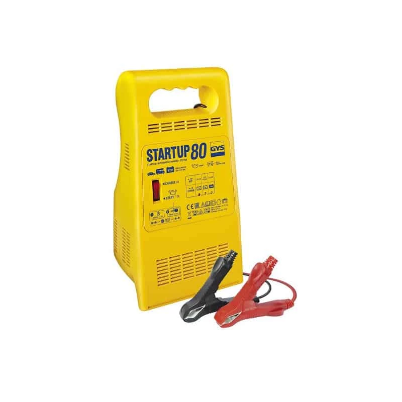 GYS Booster Chargeur Batterie Plomb 12V START'UP 80 - 024922 1 GYS Booster Chargeur Batterie Plomb 12V START'UP 80 - 024922