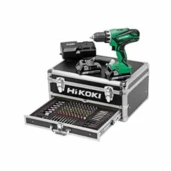 HIKOKI Perceuse Visseuse Percu 18V 2,5Ah + 100 Accessoires - KC18DJLFZ