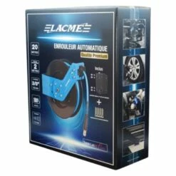 LACME Enrouleur Auto 20m +2m Ø9.5mm LACM'FLEX + Support - 326220 -Bosch Soldes Magasin lacme enrouleur auto 20m 2m o95mm lacm flex support 326220 2