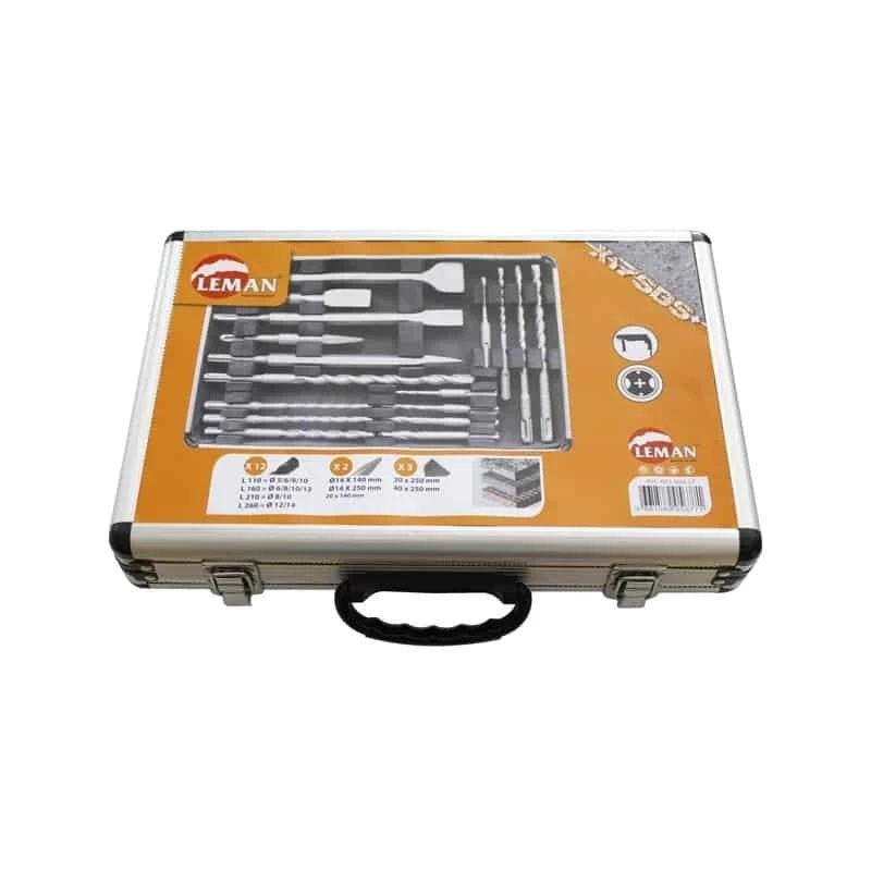 LEMAN Coffret 12 Forets Et 5 Burins SDS-plus - 603.000.17 2 LEMAN Coffret 12 Forets Et 5 Burins SDS-plus - 603.000.17 – Image 2