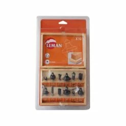 LEMAN Coffret 12 Mèches De Défonceuse Queue 6mm - 416.700.12