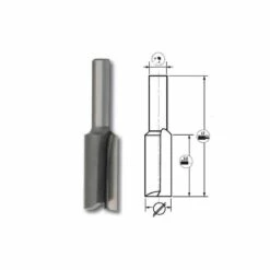 LEMAN Mèche Carbure Droite à Rainer - 408/508
