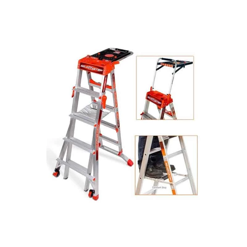 LITTLE GIANT Escabeau SelecStep 4-6 Avec AirDeck - LIG 15125 2 LITTLE GIANT Escabeau SelecStep 4-6 Avec AirDeck - LIG 15125 – Image 2