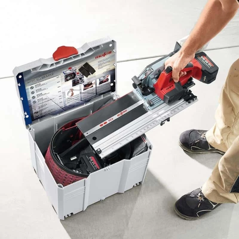 MAFELL Scie Circulaire + Rail KSS40 18V Coffret T-MAX - 91B301 2 MAFELL Scie Circulaire + Rail KSS40 18V Coffret T-MAX - 91B301 – Image 2