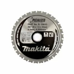 MAKITA Lame Scie Circulaire Sans-fil - Inox & Métal