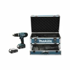 MAKITA Perceuse Visseuse Percu 18V 1.5Ah + 68 Acces. - HP457DWEX4